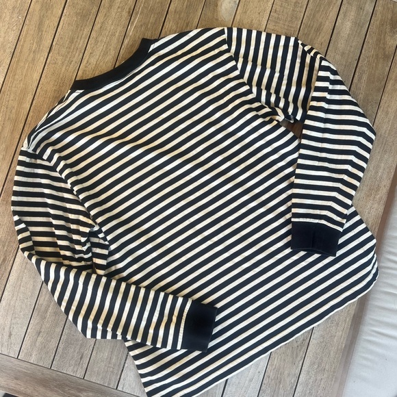 Carhartt WIP Black and White Striped Crewneck - Picture 4 of 4